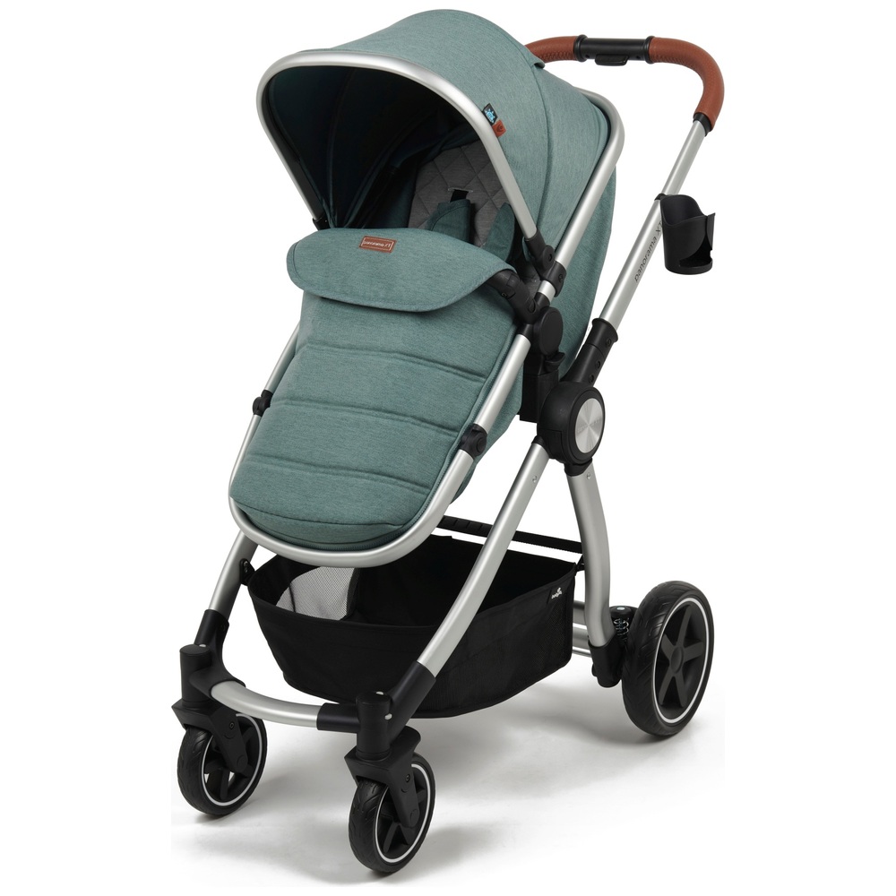 Babylo Panorama XT 2-in-1 Reisesystem & Autositz, Meeresgrün