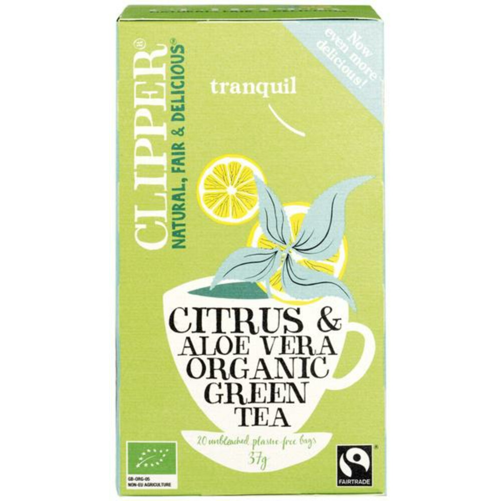 Clipper Thee Citrus & Aloe Vera Green Tea20 stuks