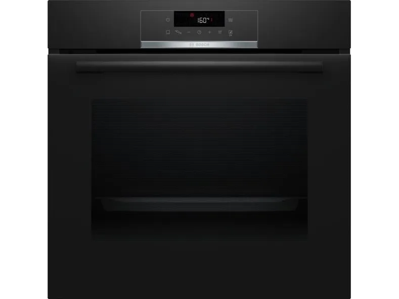 Bosch Serie | 4 HBA571BB3 - Ovn - til indbygning - niche - bredde: 56 cm - dybde: 55 cm - højde: 58.5 cm - med selv-rengøring - Klasse A  - sort