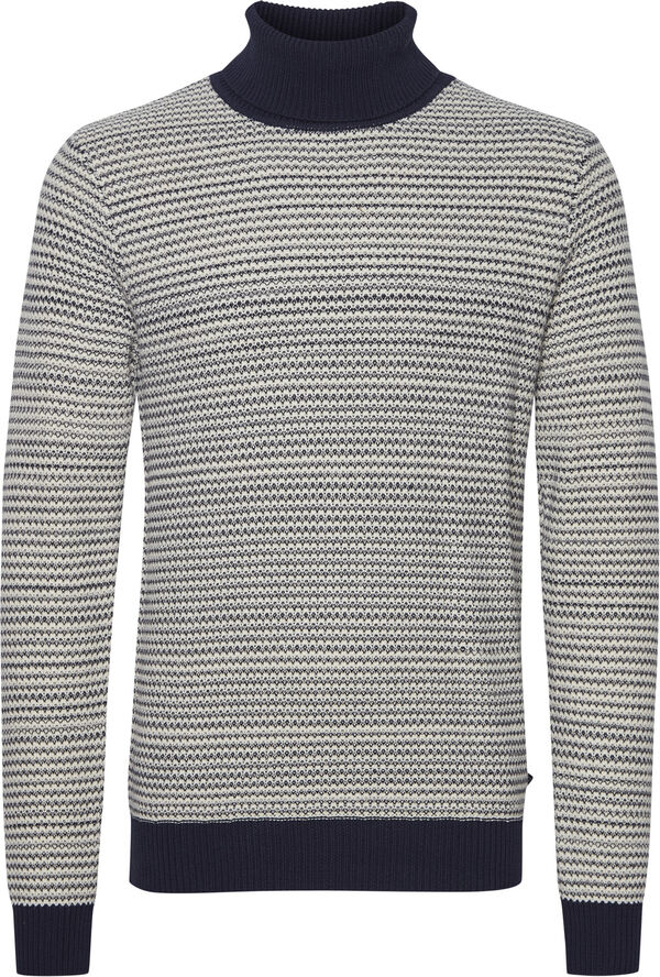 Casual Friday CFKARL structured roll neck knit Ecru