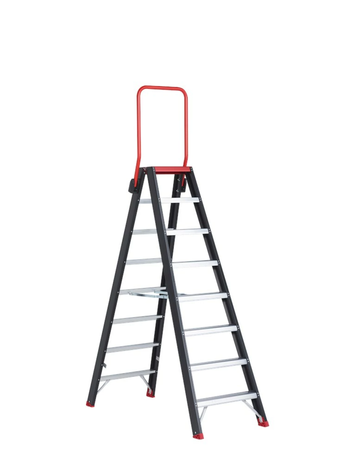 Altrex Taurus TDO 8 Dubbele trap - Aluminium met coating - 2 x 8 treden - max. werkhoogte 3.90 m.
