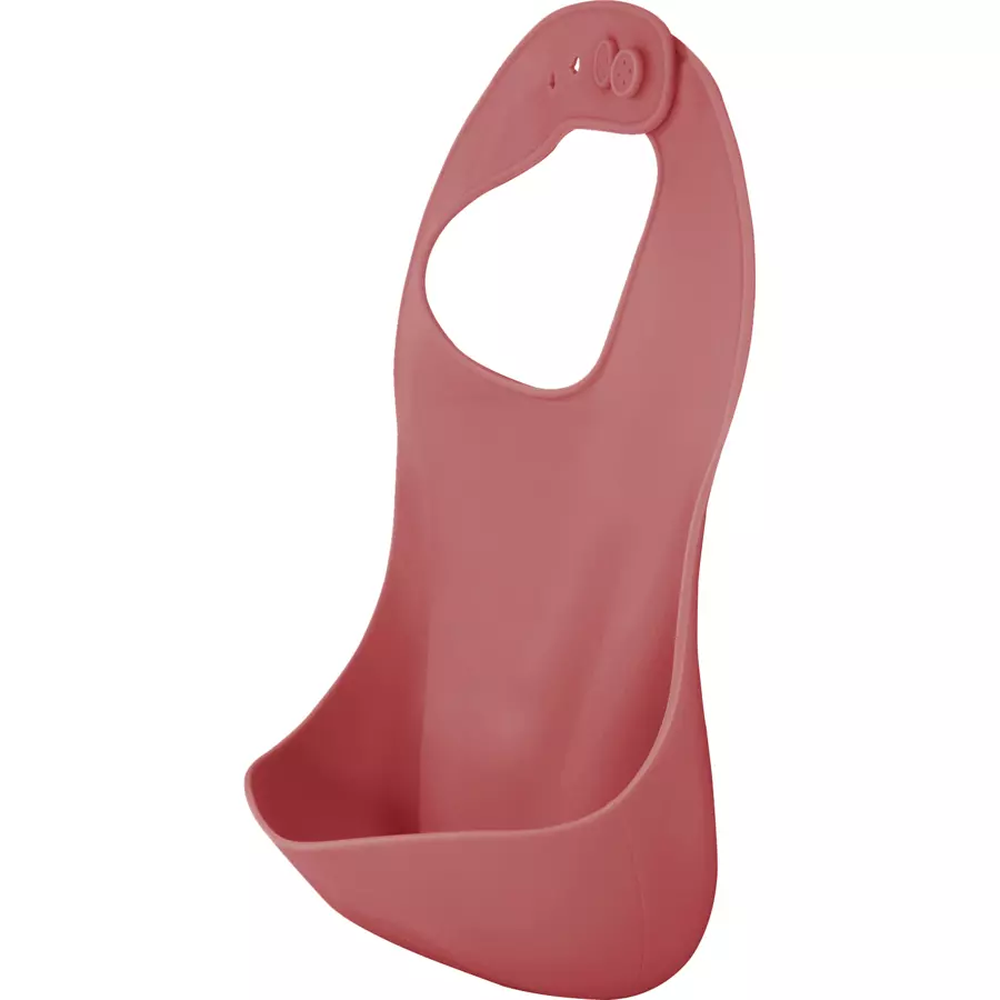KINDSGUT Lätzchen aus Silikon, altrosa