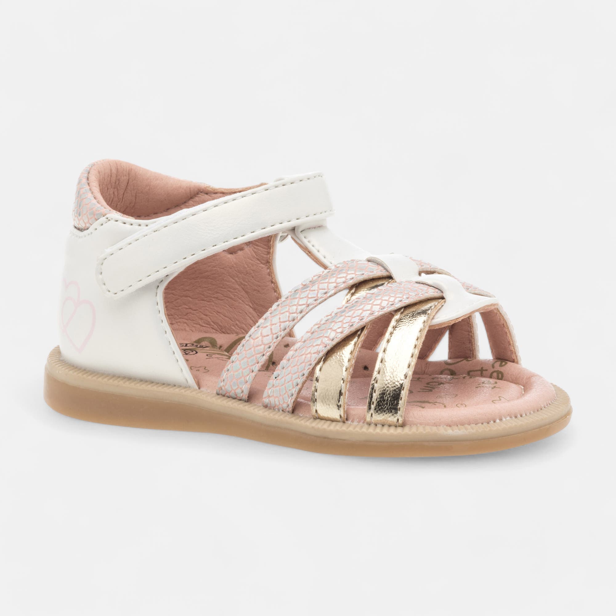Nu-pieds Bébé fille blanc