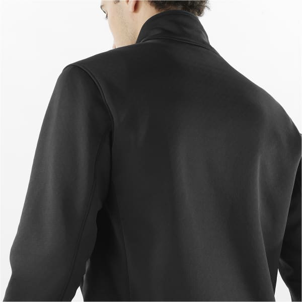 Veste polaire SALOMON ESSENTIAL OUTLINE WARM FZ DEEP BLACK