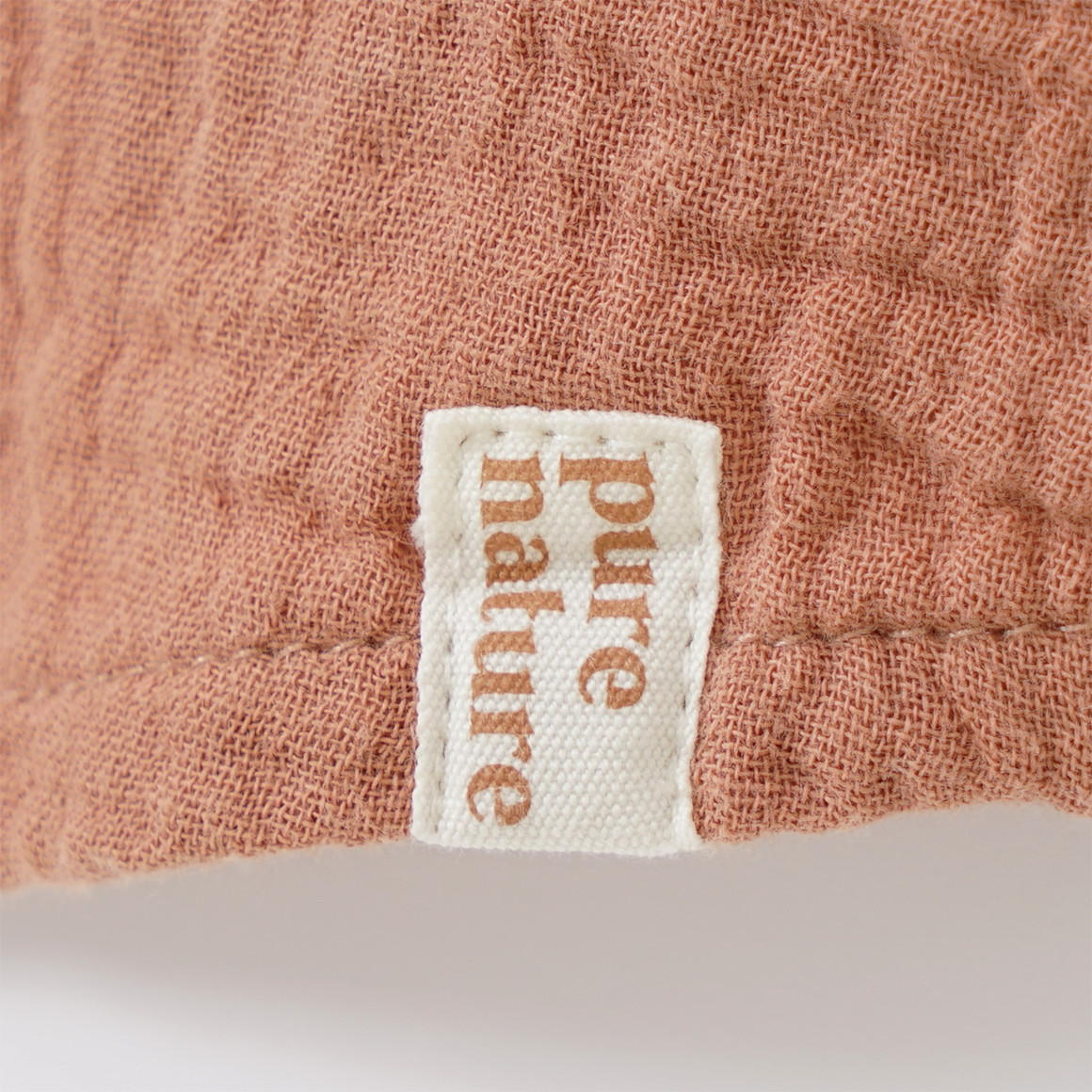 Topolino Pure Collection Jungen Musselin-Hemd mit Stehkragen terracotta