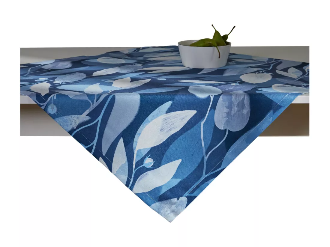 Serviette Azurella Bleu Foncé 80 x 80