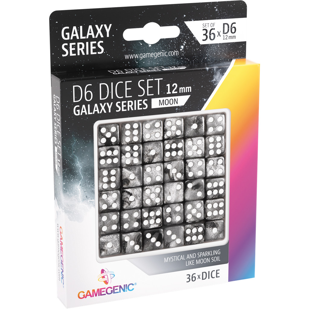 Set de 36 Dés à 6 faces - Galaxy Series