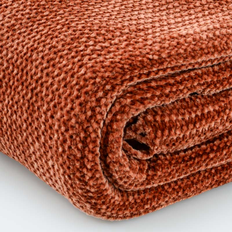Plaid chenille 'Natif'