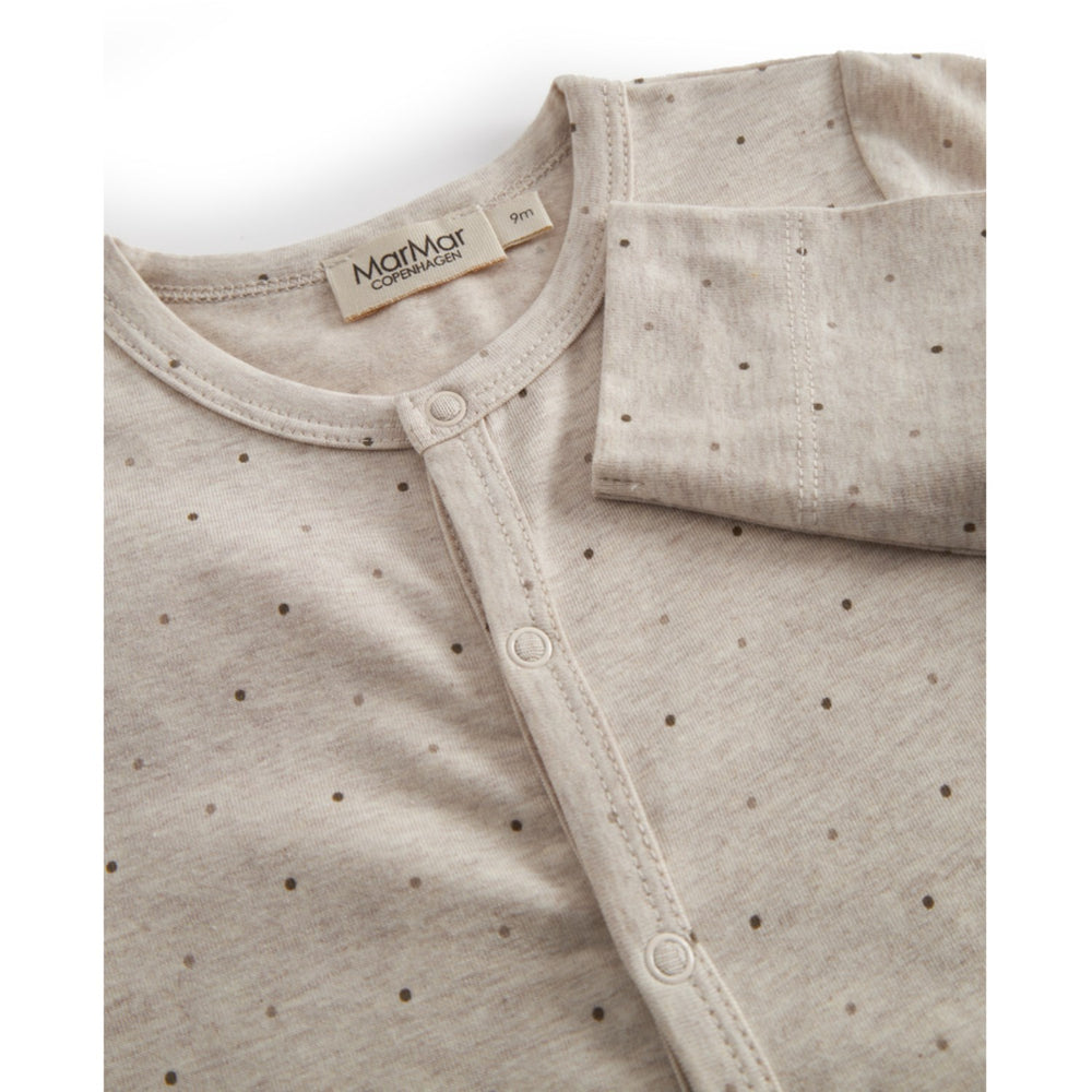 Køb MarMar Modal Smooth Print Beige Mel Dot Ruka Heldragt