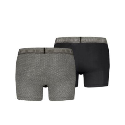 Boxer homme confort anti-enroulement et double couche - Lot de 2 LEVIS