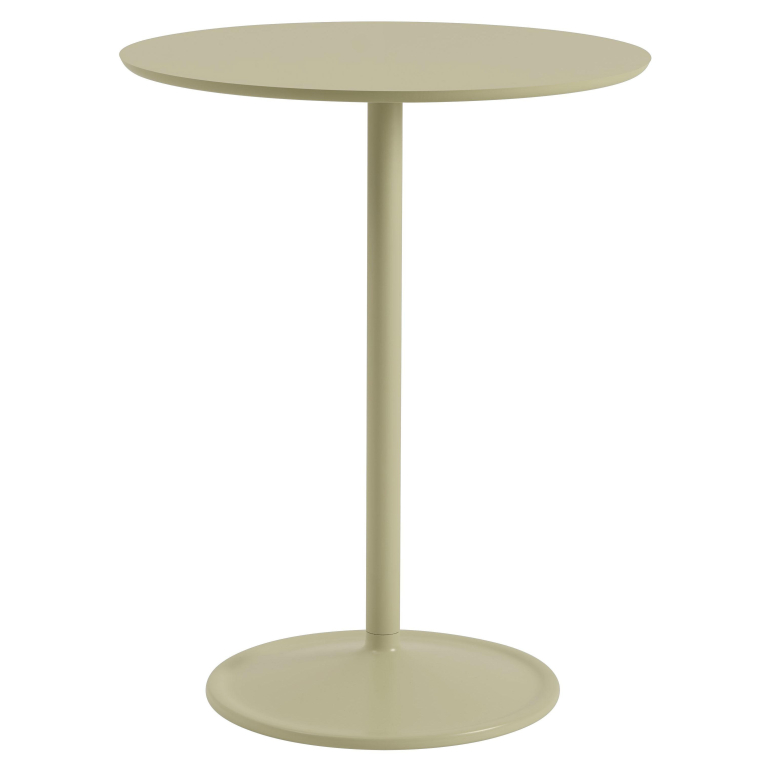 Muuto Soft Café tafel Ø75x95 Beige Green Laminate