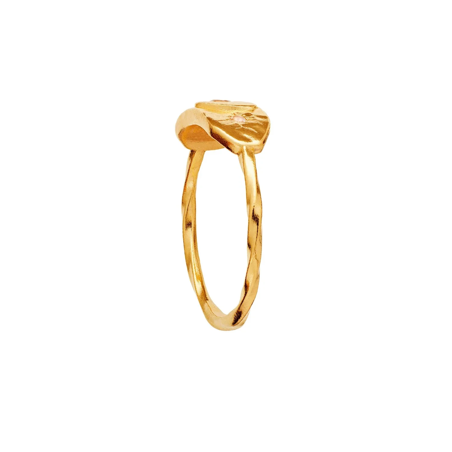 Maanesten Amarit Ring 18 kt. Forgyldt Sølv 4840A