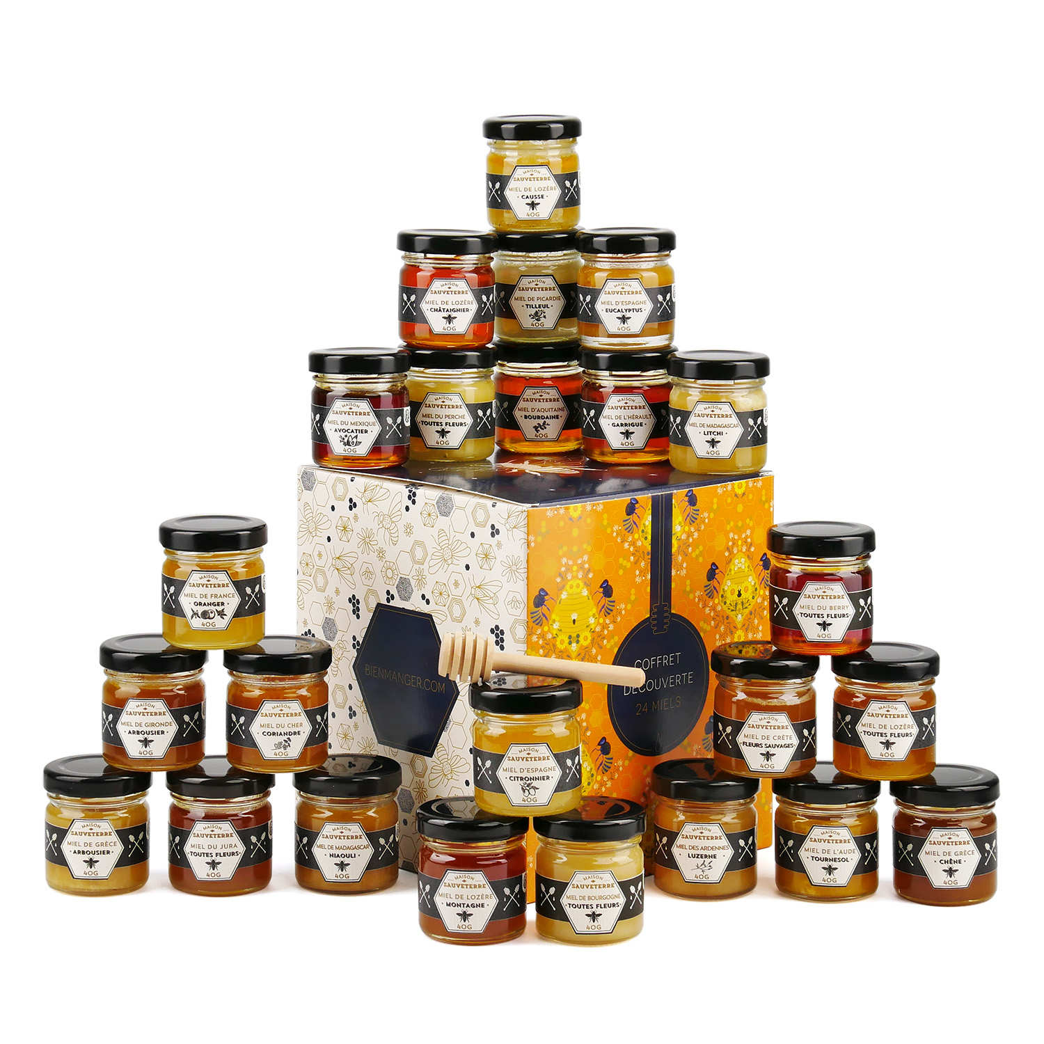Calendrier de l'Avent Miel 24 pots
