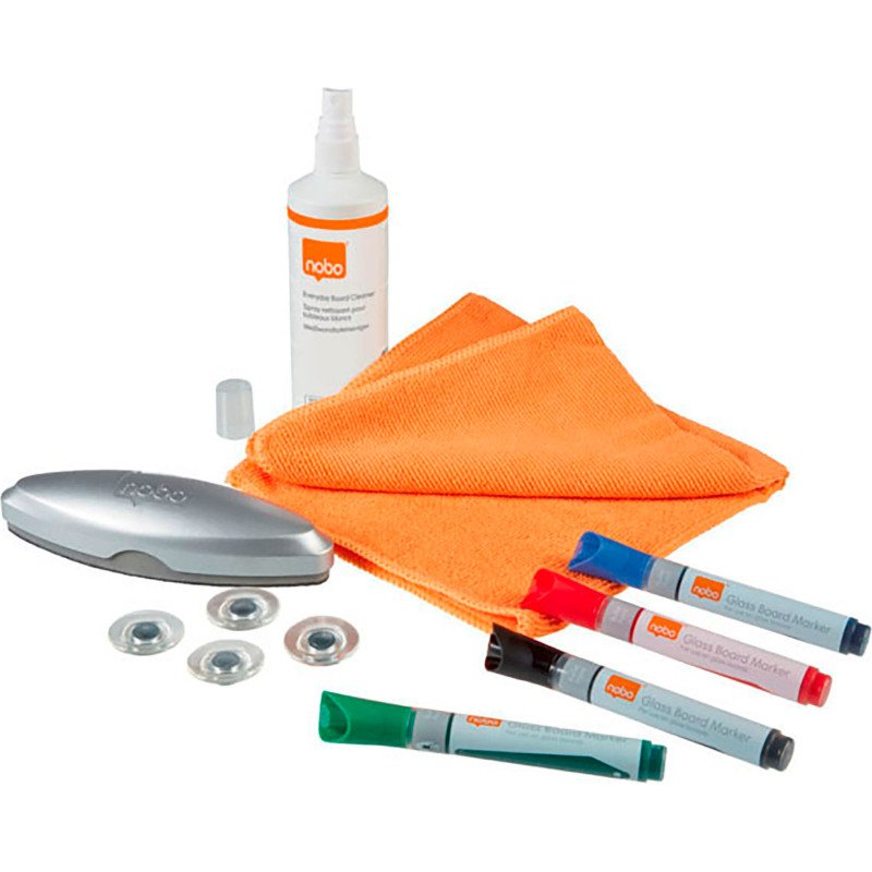 Kit de démarrage pour tableaux blancs en verre - Nobo
