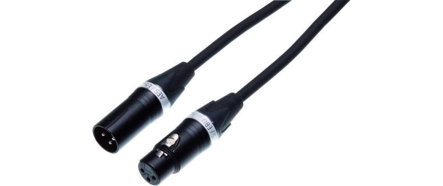AES/EBU Kabel XLR f auf XLR m 1.5 mDigitales Mikrofonkabel