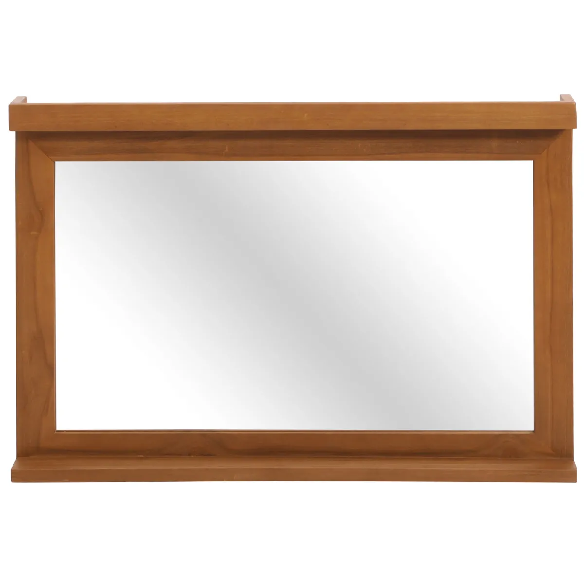 Mendler Miroir mural en teck HWC-M87