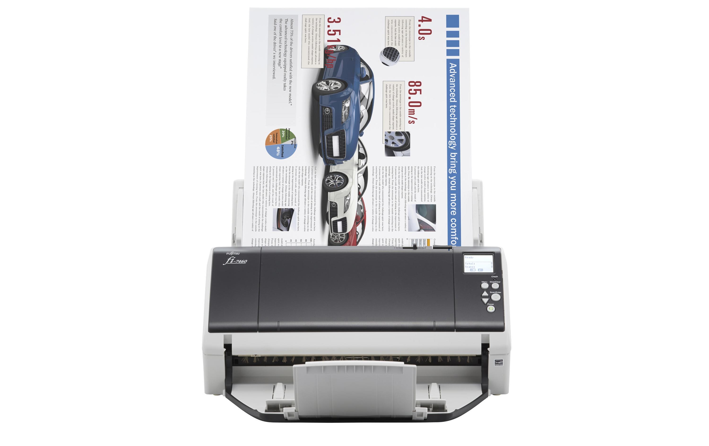 Dokumentenscanner fi-7460<br>Kompakter und vielseitiger A3-Dokumentenscanner