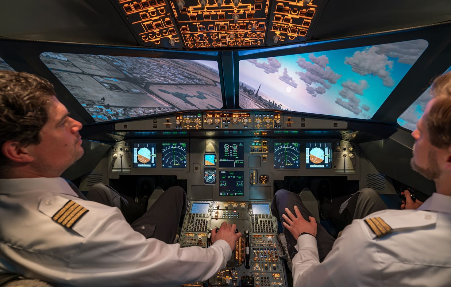 Flugsimulator A320 in Frankfurt als Geschenkidee