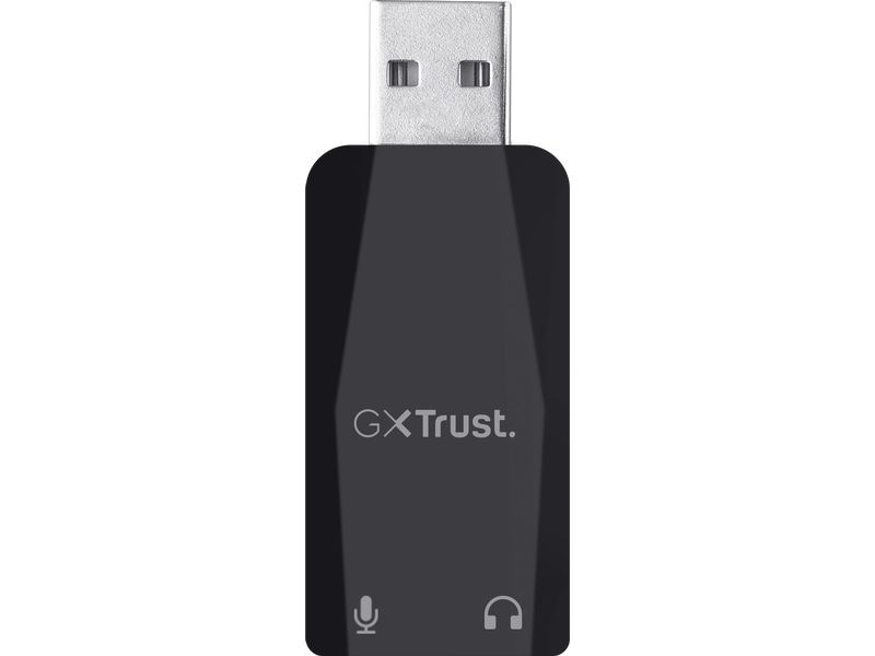 Trust Mikrofon GXT 212 Mico Leistungsstarkes USB-Mikrofon mit Dreibeinstativ und 3,5 mm- und USB-Anschluss