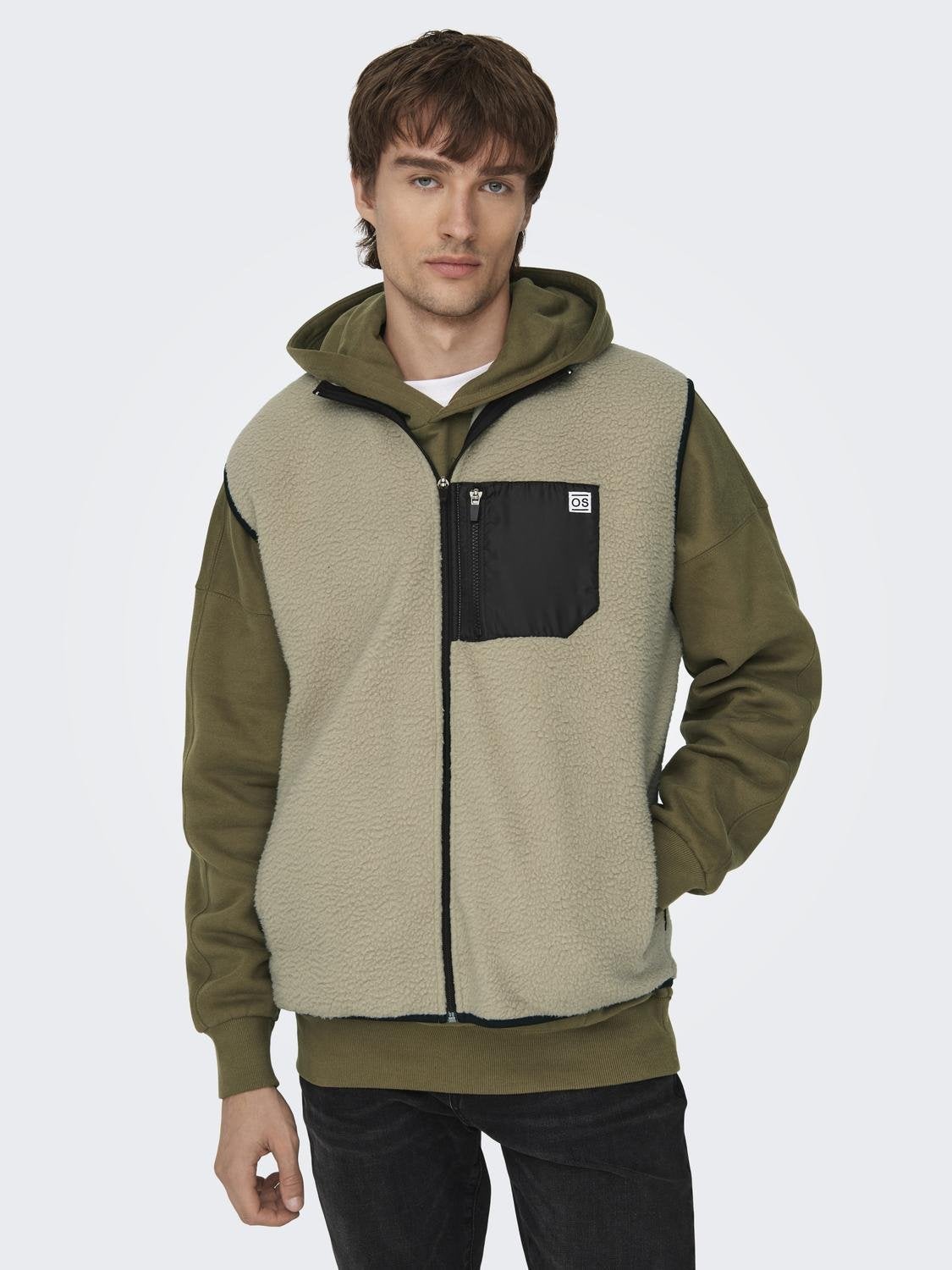 ONSJUST Sweatshirt Silver Lining