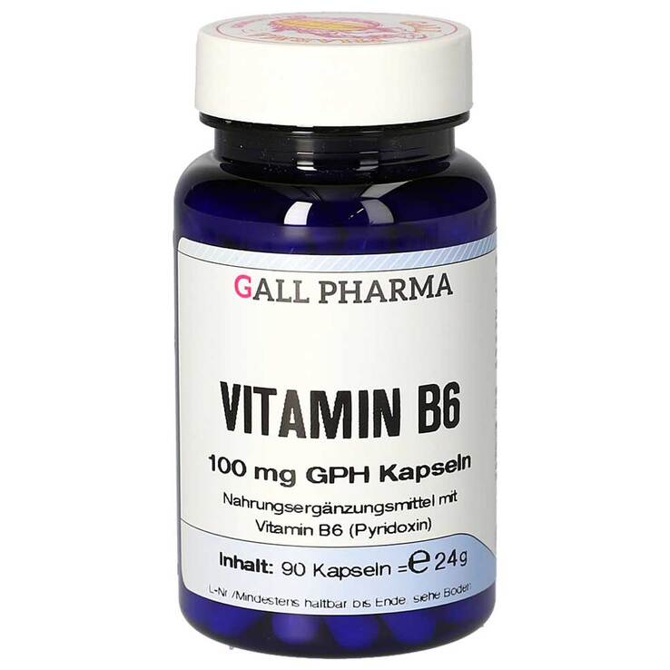 Vitamin B6 100 mg GPH Kapseln, 90 St