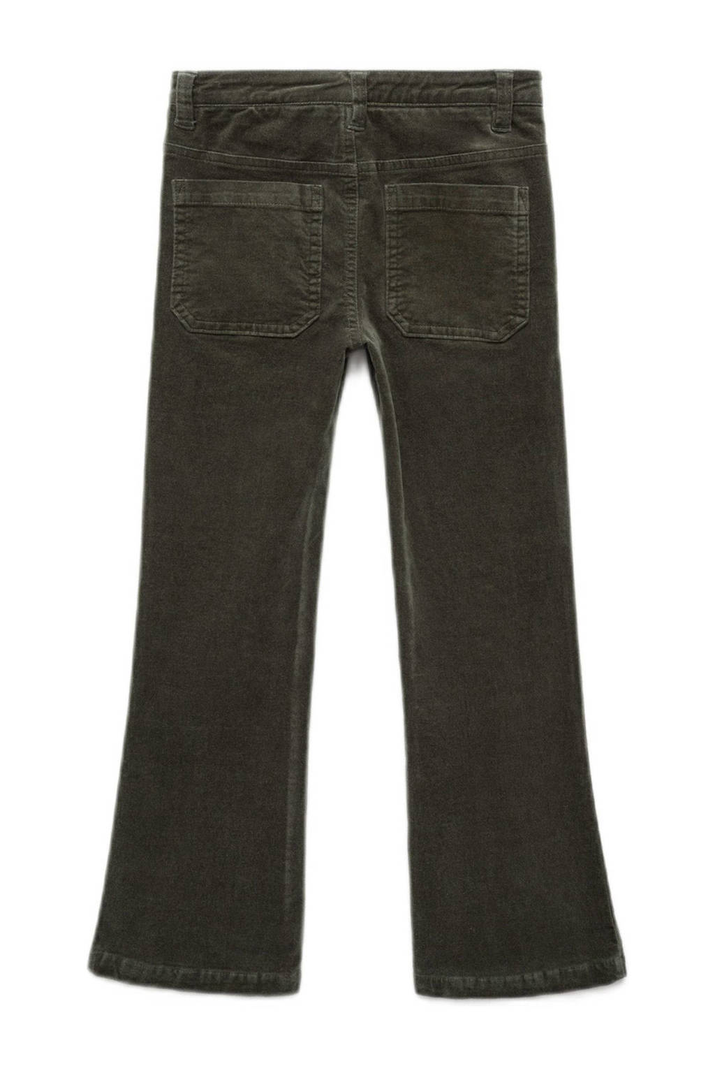 Mango Kids flared casual broek kaki