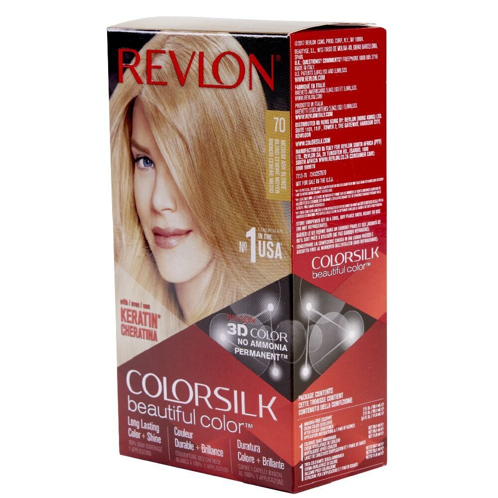Coloration cheveux Blond cendré moyen 70 Revlon