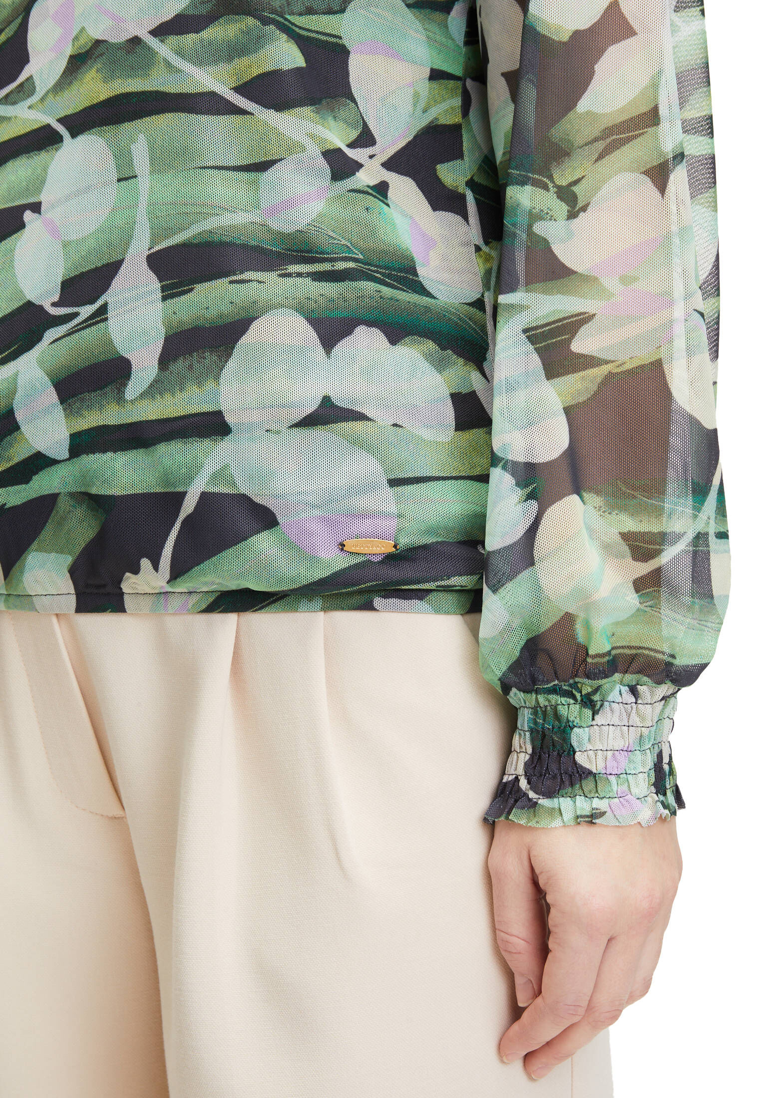 Betty & Co| Damen Blusenshirt mit Tunnelzug