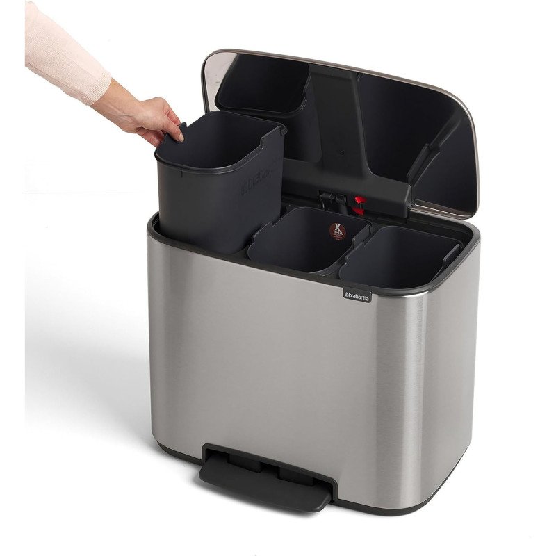 Poubelle à pédale BO 3x11L