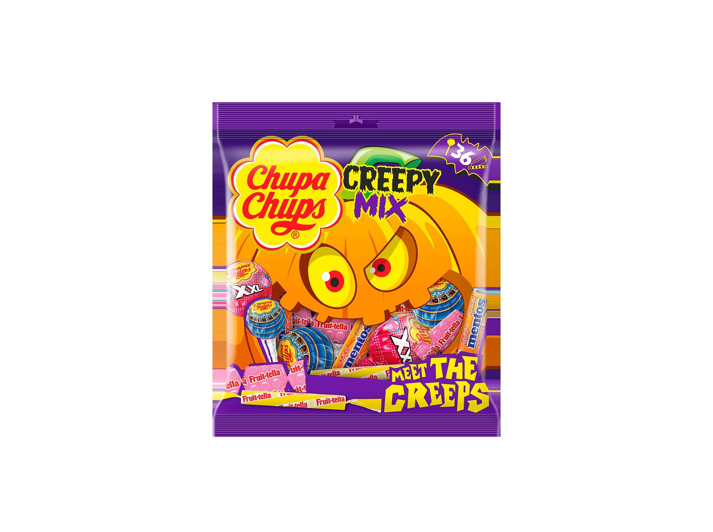 DROPS SORTIDOS CHUPA CHUPS CREEPY MIX 400GR