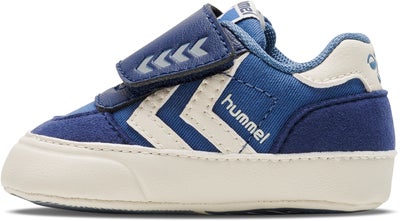 Hummel Stadil Low Crib Infant Sneakers, Blue Horizon