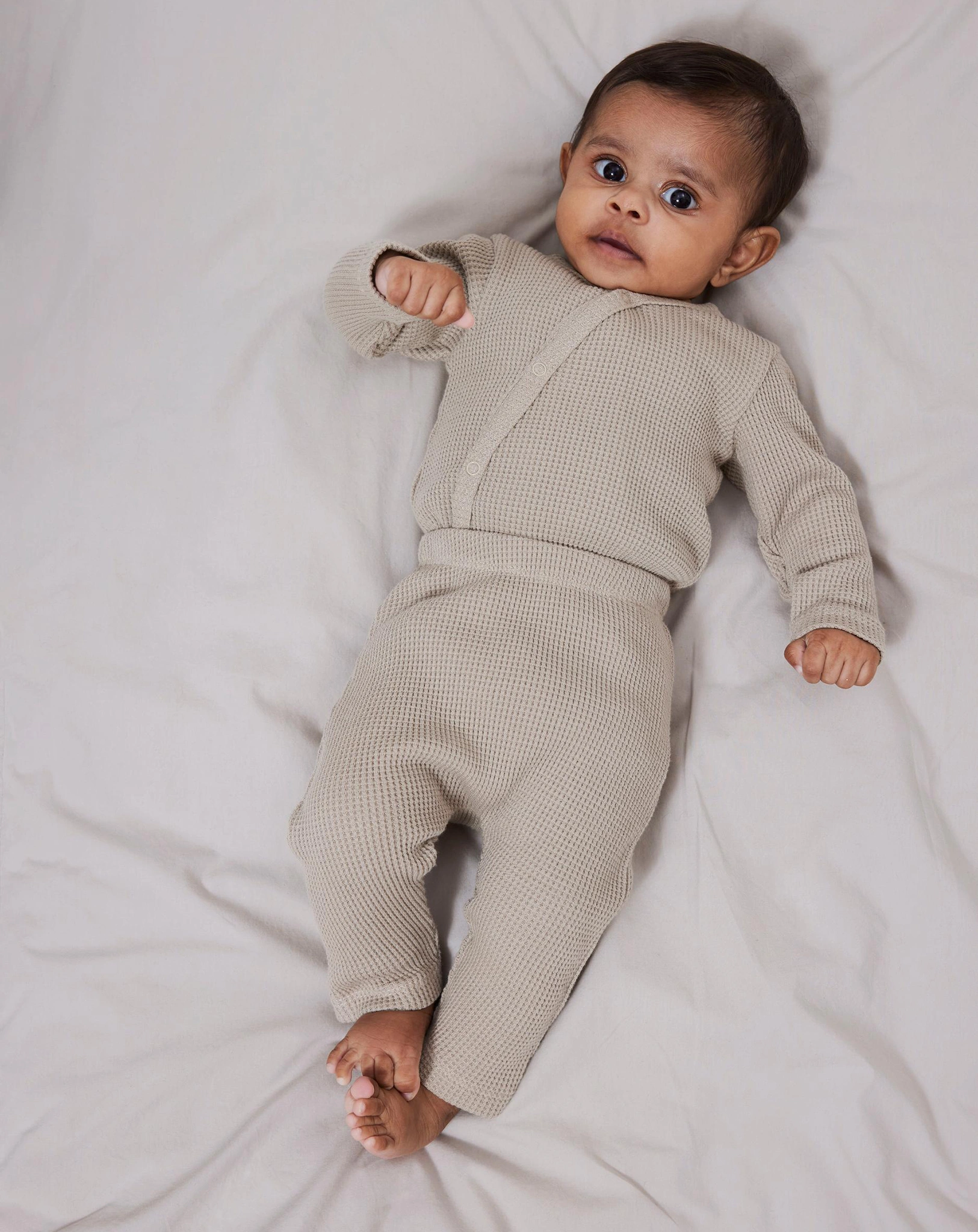 Leggings NBN WAFFELSTRICK in pure cashmere