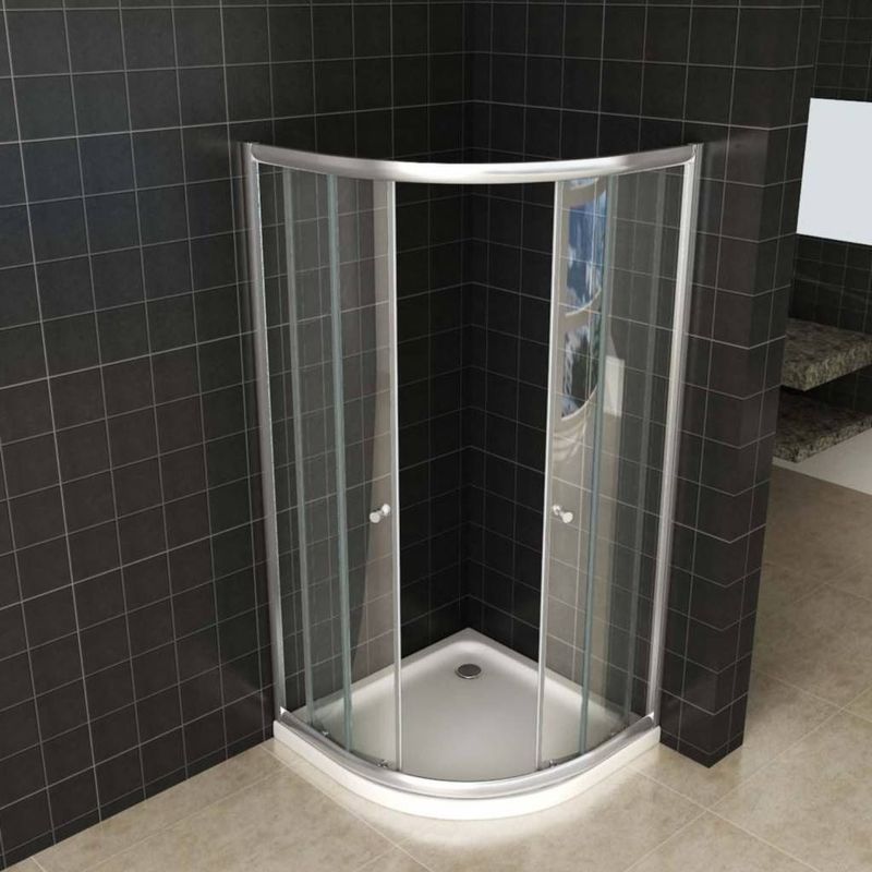 Bws Kwartronde Douchecabine 80x80x190 cm 5mm
