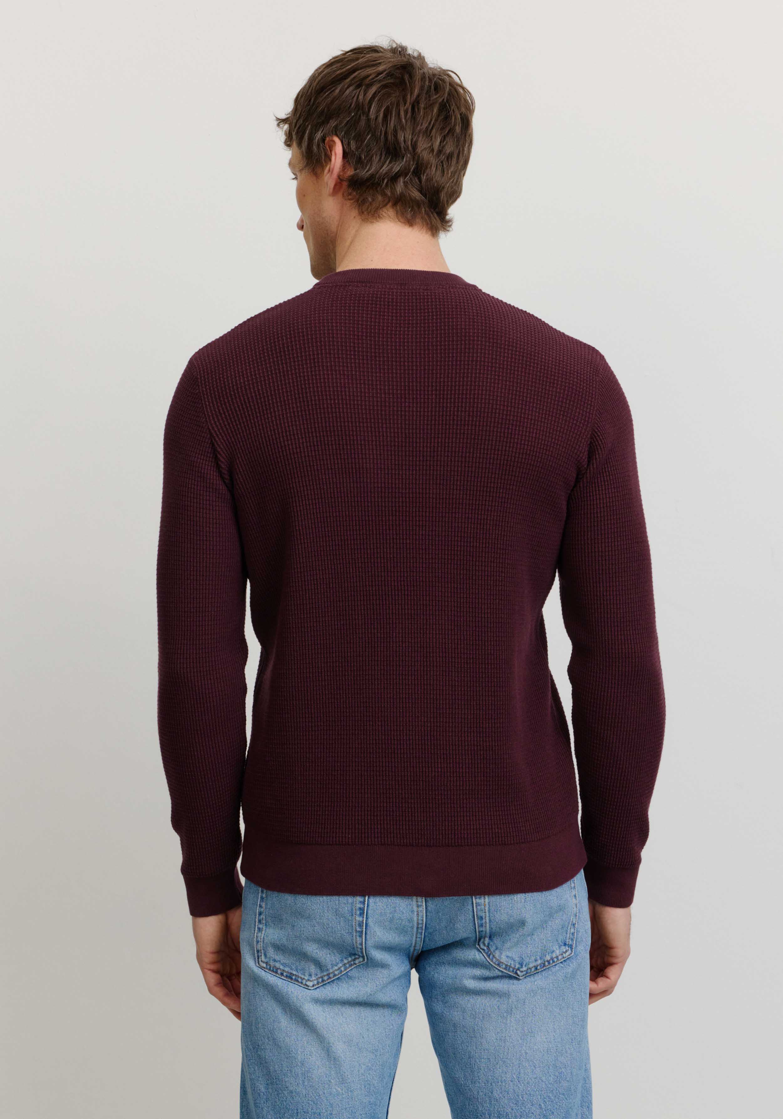 Recolution Strickpullover Lupin Dark Plum