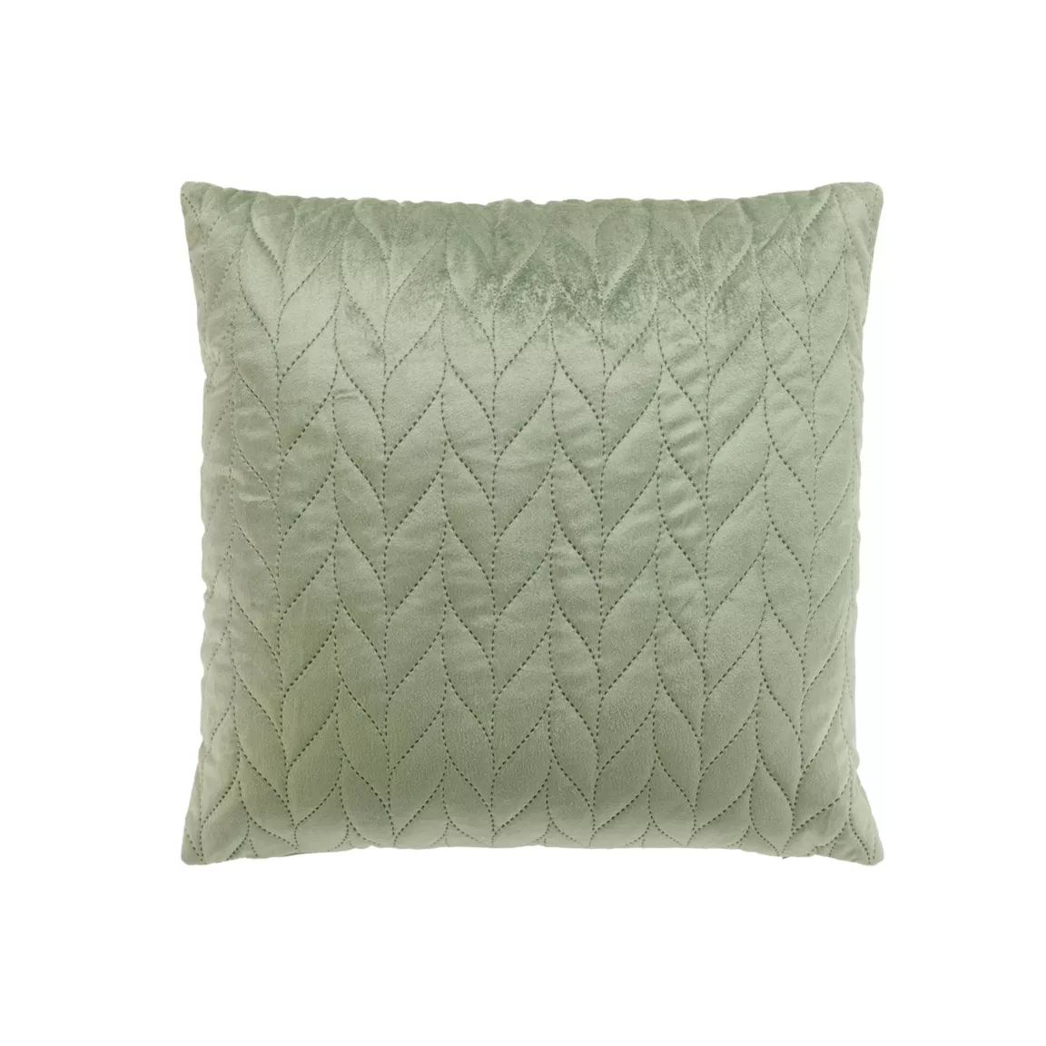 Housse de coussin carrée velours (40 x 40 cm) Daisy Vert sauge