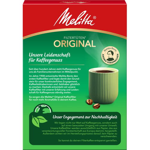 Melitta Kaffeefilter Aroma 102 Naturbraun 80 St.