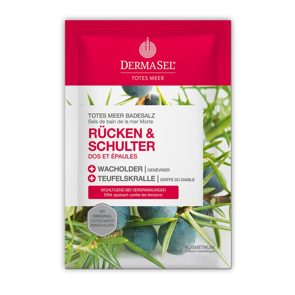 DermaSel® Totes Meer Badesalz Rücken und Schulter