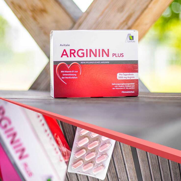 Arginin plus Vitamin B1 + B6 + B12 + Folsäure Filmtabletten , 120 St