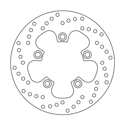 Disque de frein Rond Brembo fixe