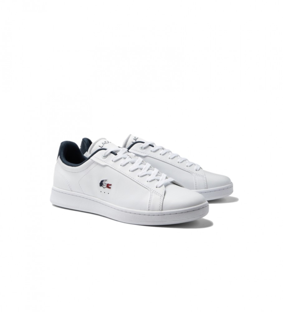 Tênis Lacoste Carnaby de couro, branco