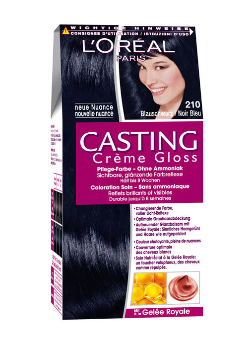 CASTING Creme Gloss 210 blauschwarz 1 Stk