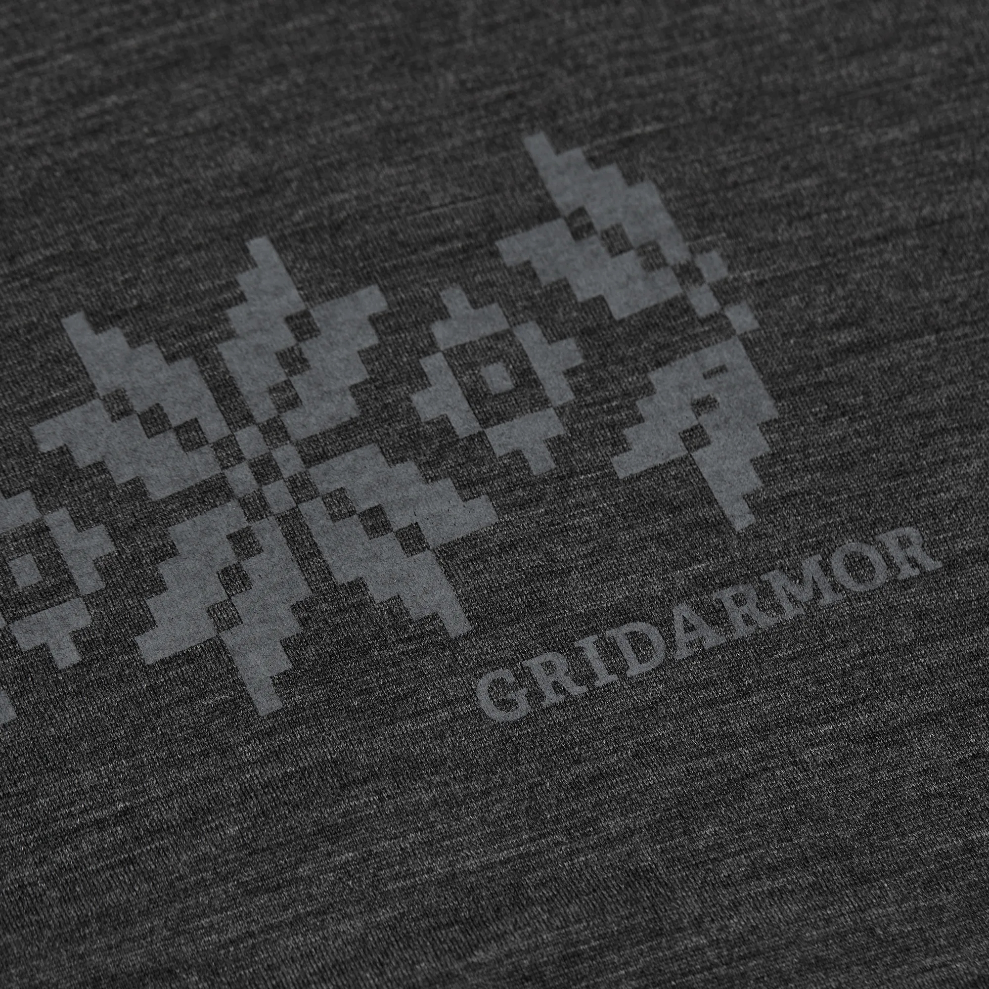 Gridarmor Larsnes Merino T-Skjorte Men Dark Grey Melange