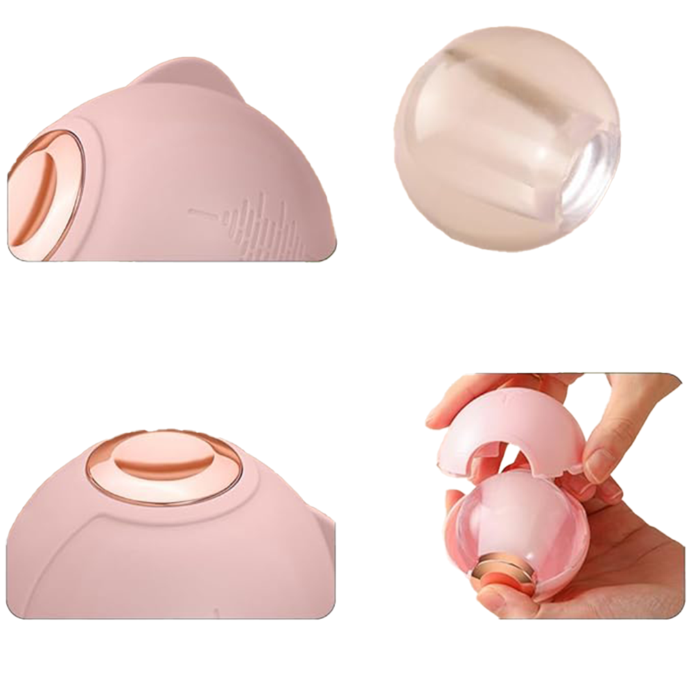 (Ø68mm) Wiederverwendbare Fussel Entferner Kugel Reinigungsball Schmutz Roller für Staub / Tierhaare - Rosa