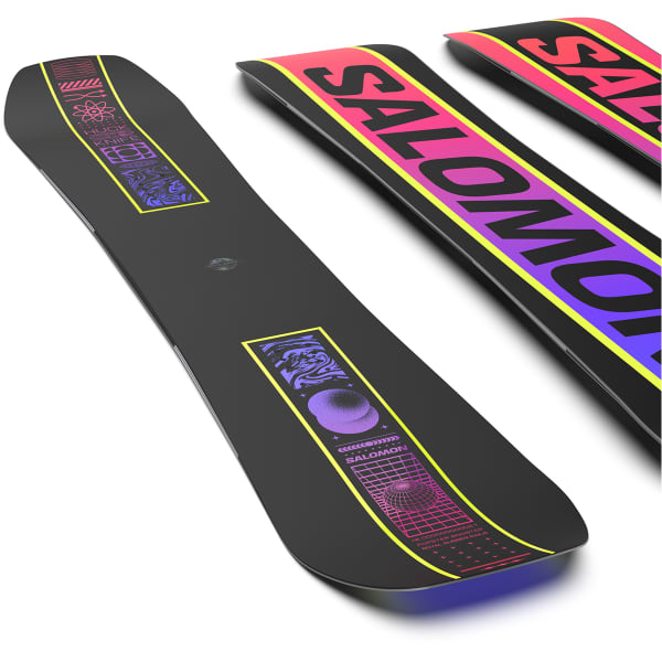 Planche de snowboard SALOMON HUCK KNIFE PRO BLACK/PINK/PURPLE
