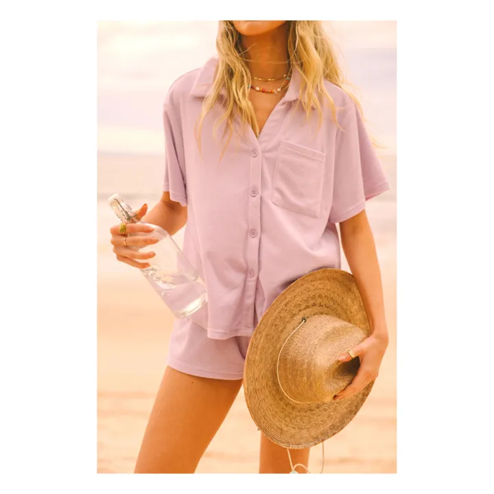 Araminta James Ensemble Chemise Terry | Lilas