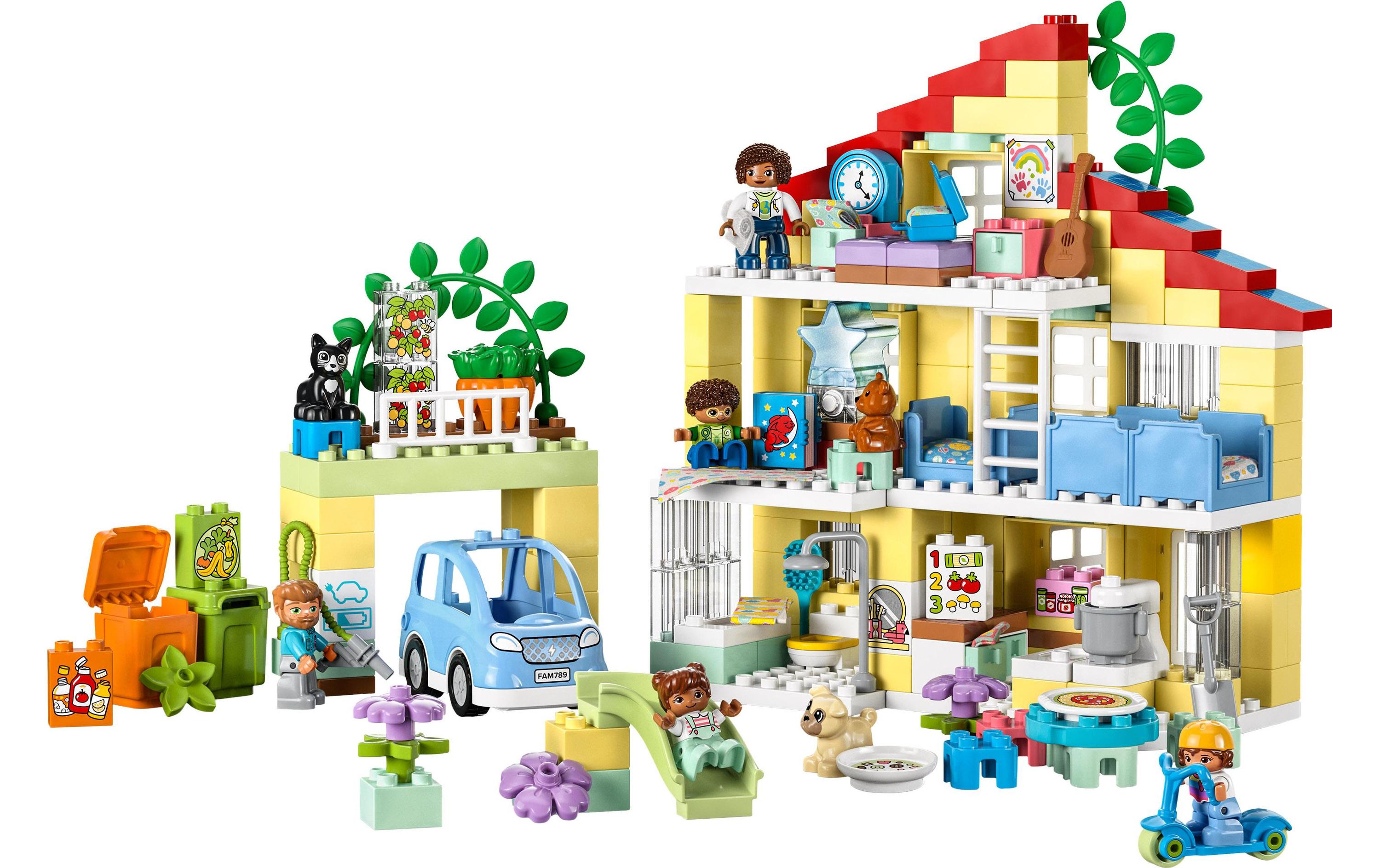 DUPLO® 3-in-1-Familienhaus 10994<br>Vielseitiges Spielset zum Entdecken, Lernen und Spielen