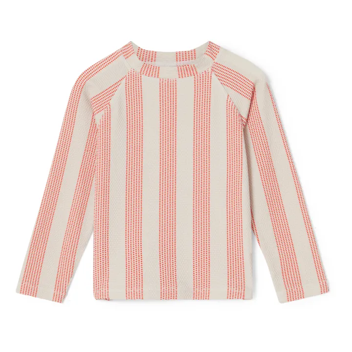 garbo&friends T-Shirt Anti-UV Rayé | Rose