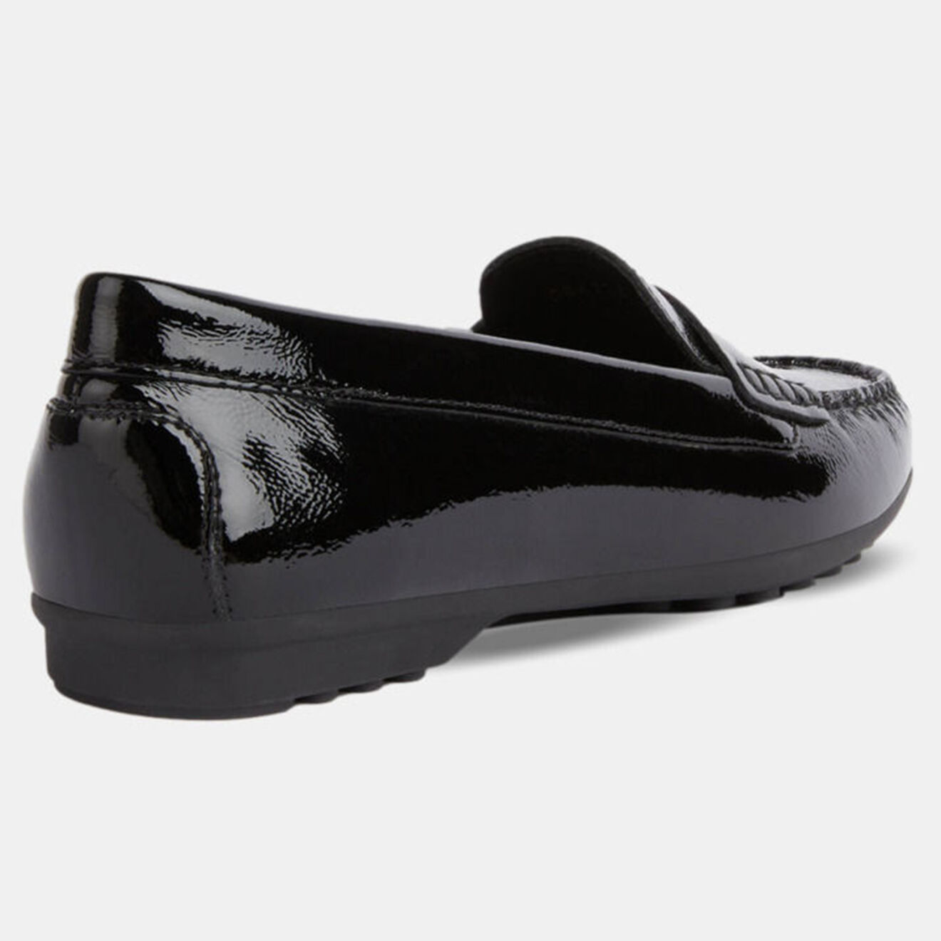 Geox Mocassins en Cuir verni Elidia noirs