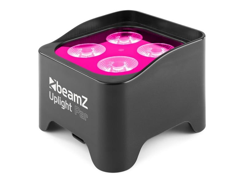 BeamZ Bodenstrahler BBP90 Uplight Par Akkubetriebener LED-Bodenstrahler 4x 4W