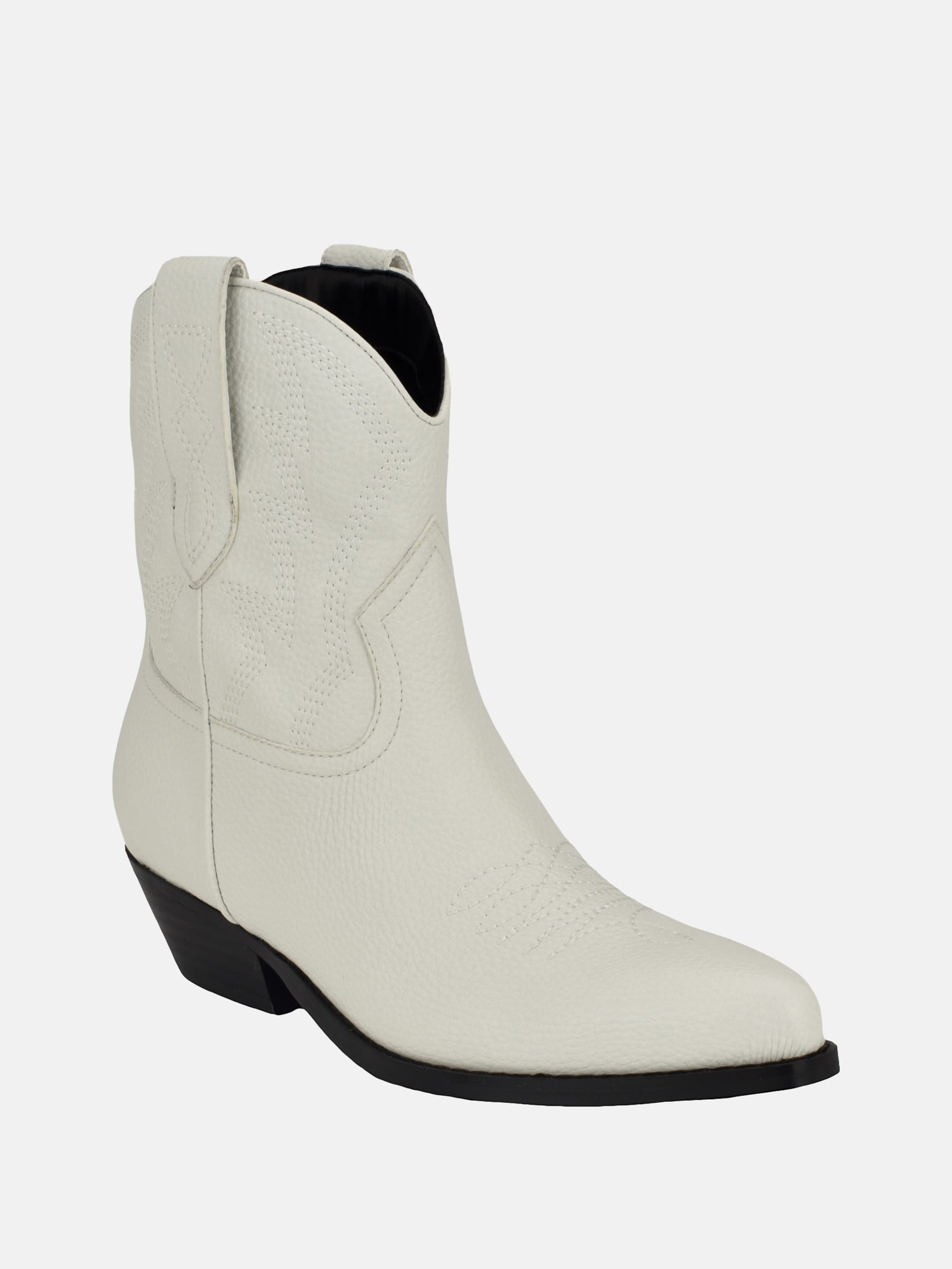 Botas de cano curto estilo cowboy Ginette